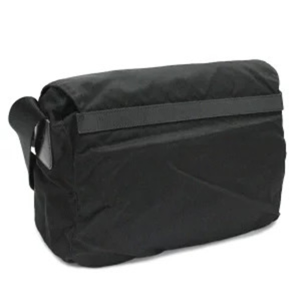 Prada Triangle Logo Shoulder Bag Black - Picture 2 of 6
